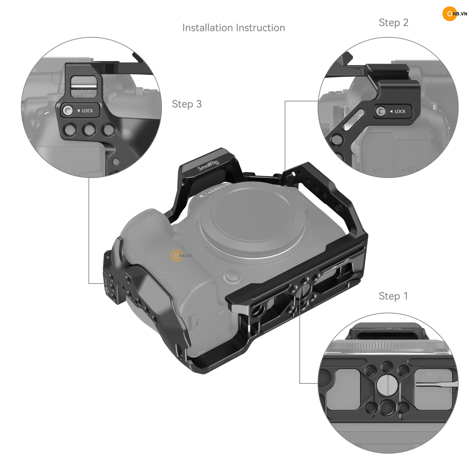 SmallRig Cage Canon EOS R6ii R6 Mark II 4159