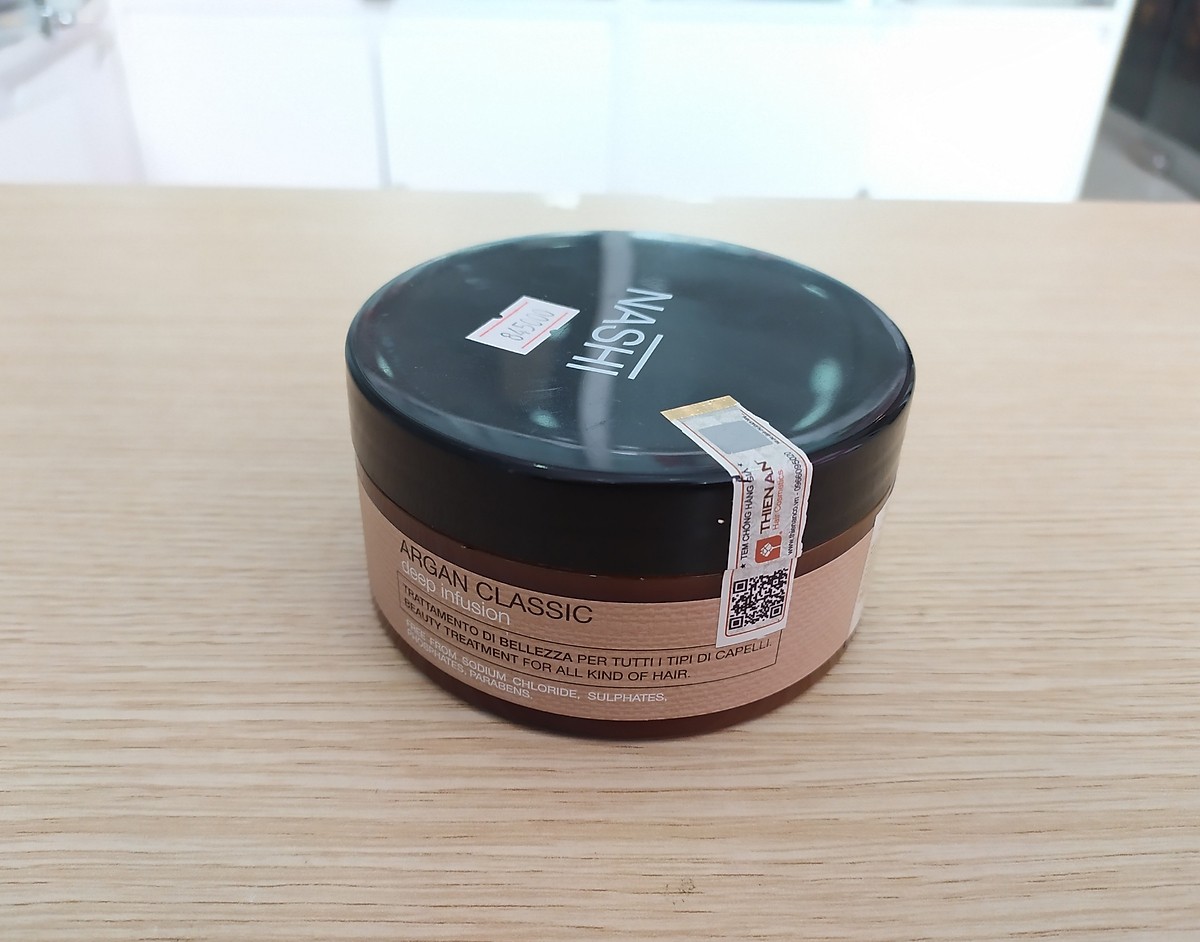 [+Tặng mũ trùm][HCM] [CHÍNH HÃNG] Dầu hấp ủ tóc Nashi Argan Deep Infusion phục hồi siêu mượt