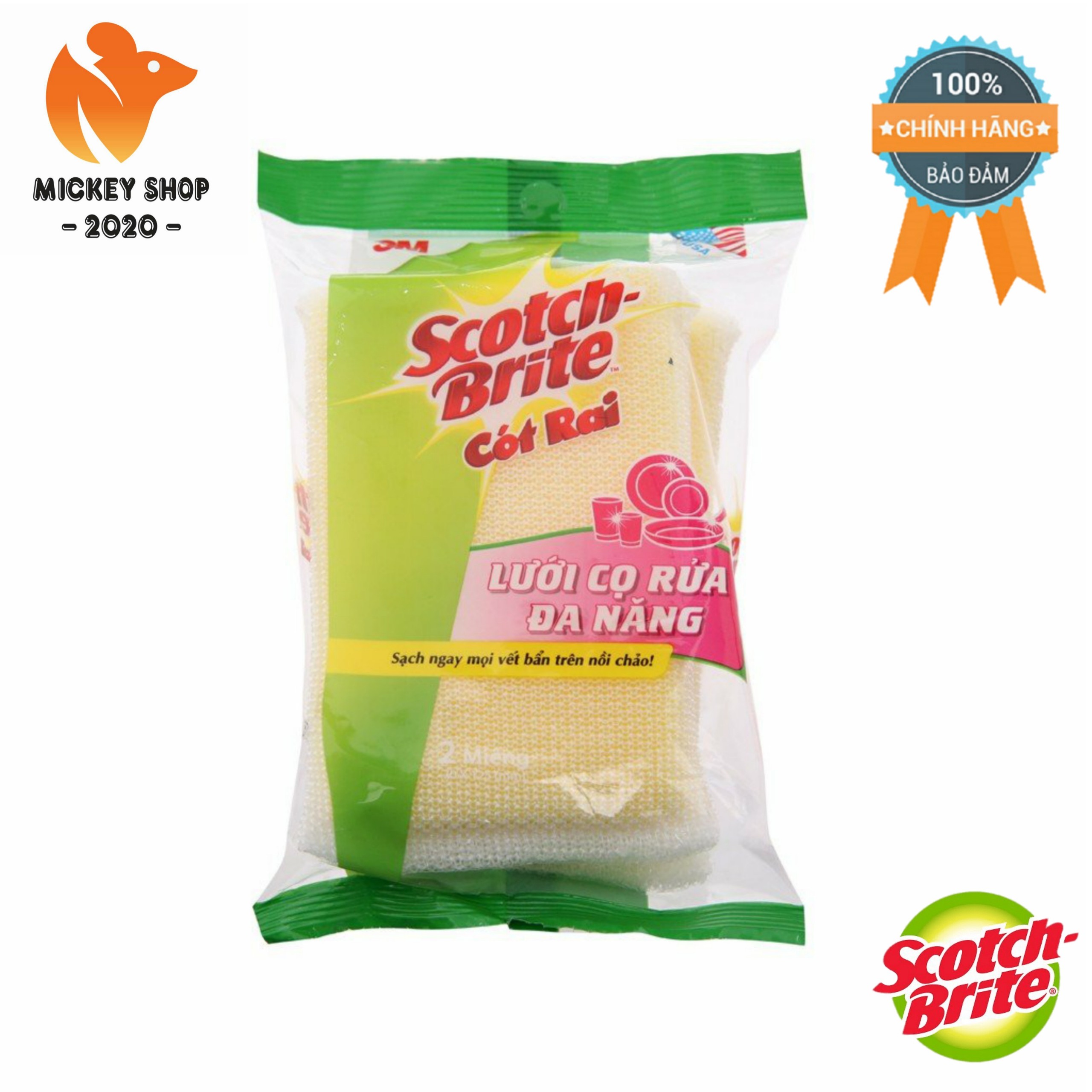 Lưới cọ rửa đa năng tiện dụng Scotch Brite 3M