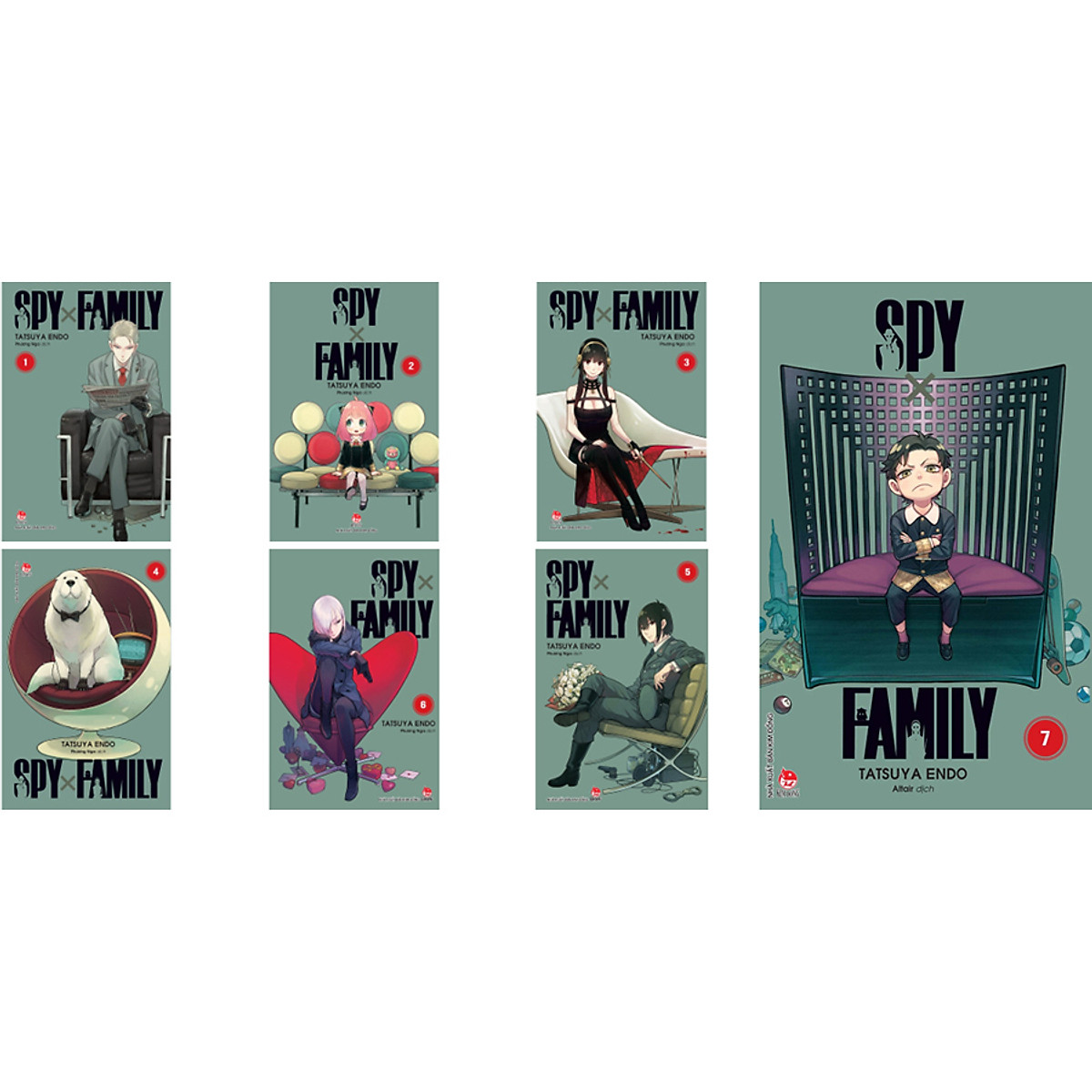 Combo spy x family - từ tập 1 đến tập 7