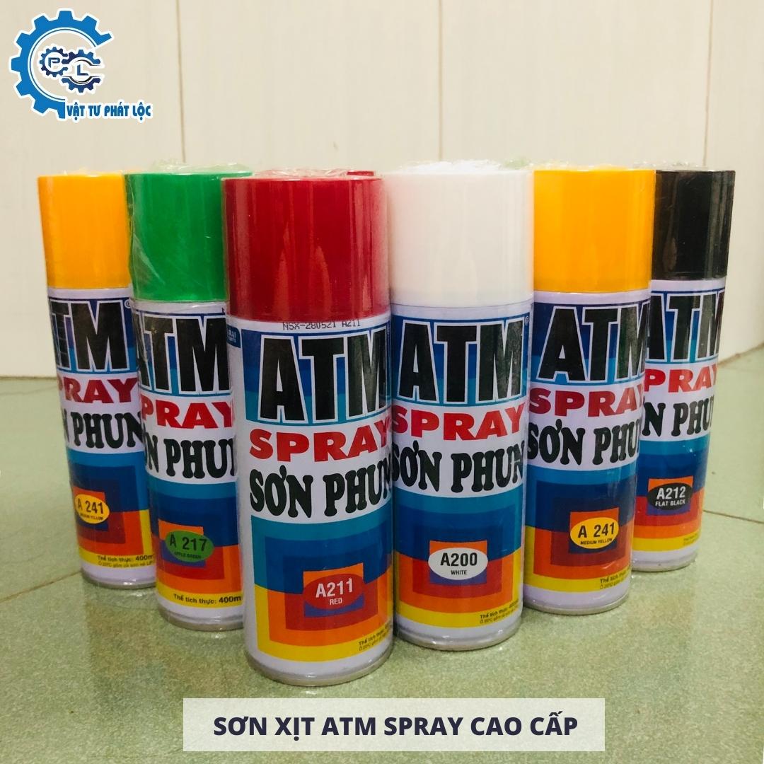 Sơn xịt ATM đủ màu tiện lợi 400 ml