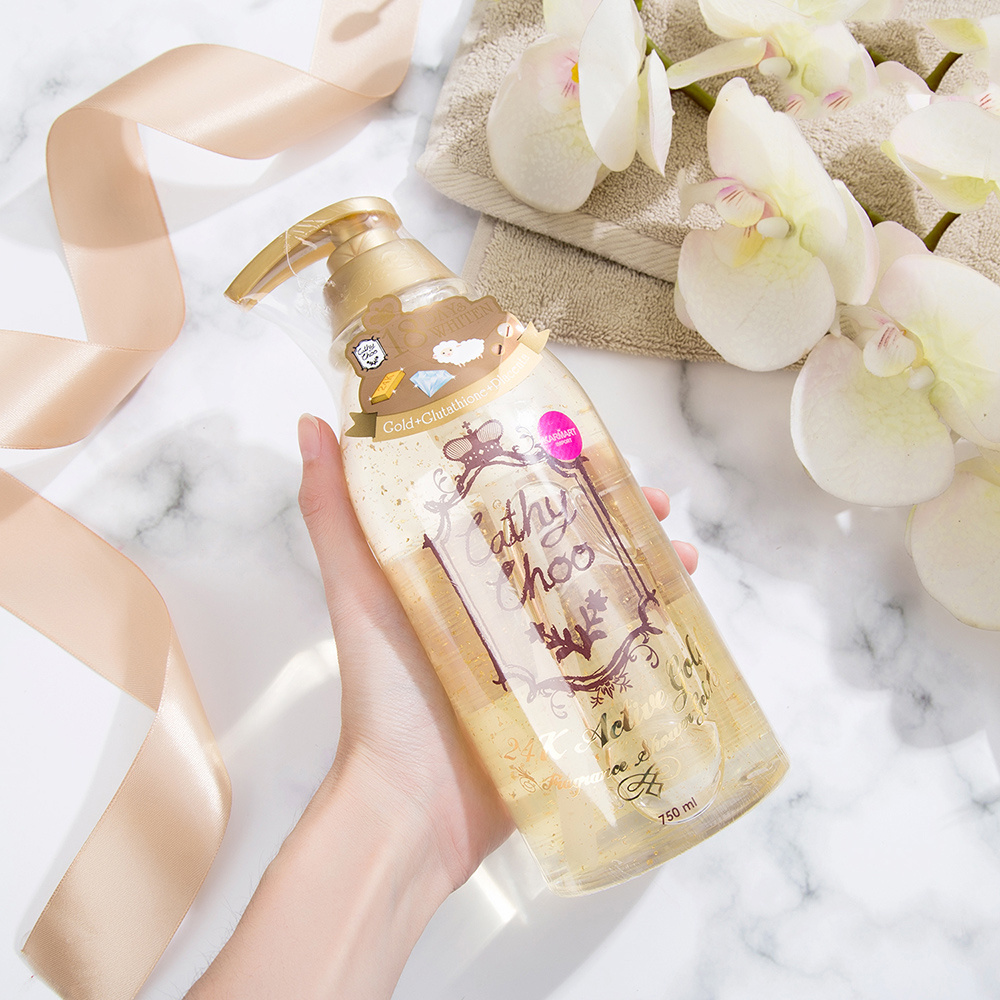 Sữa tắm trắng da Cathy Choo 24k Active Gold 750ml