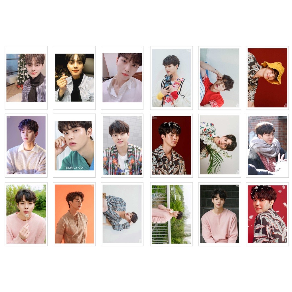 [Ép Lụa] Lomo Card 54 Ảnh SONG KANG 1