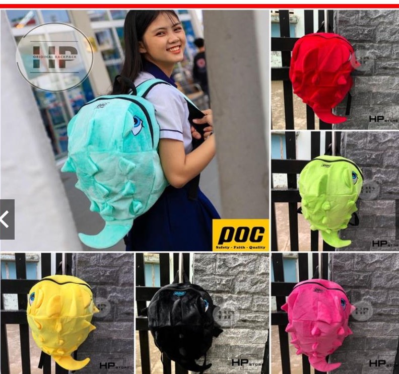 Balo khủng long vải nhung cỡ lớn đủ màu sắc chính hãng