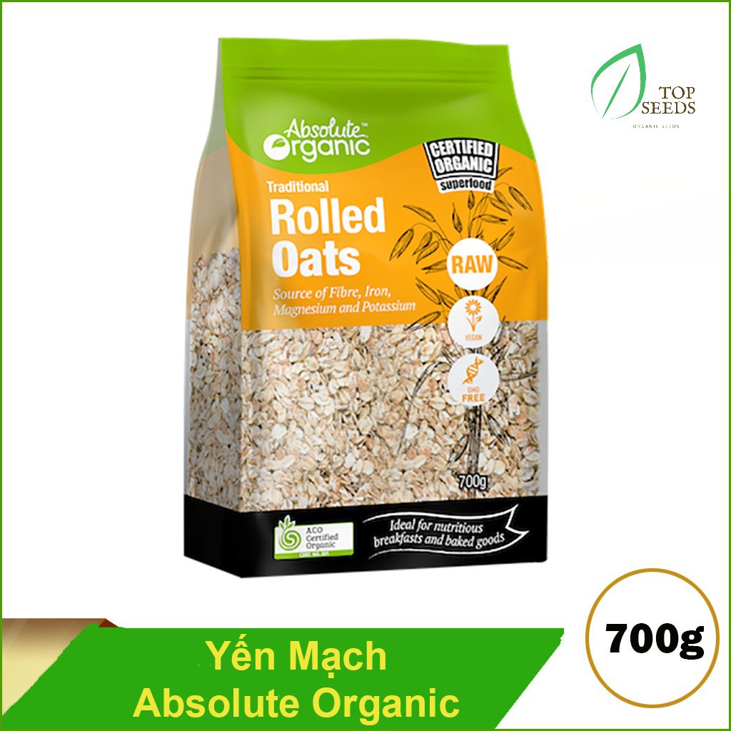 Yến Mạch Hữu Cơ Absolute Organic Rolled Oat (700g)