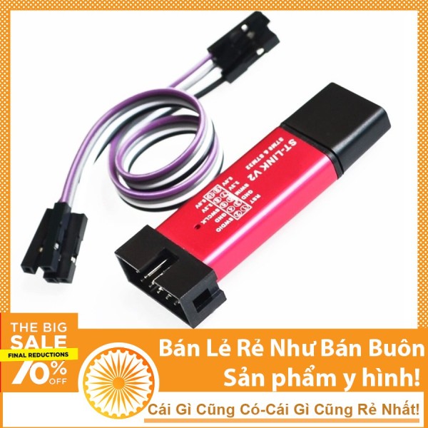 Bảng giá Mạch Nạp STM8, STM32 ST-Link V2 Mini DHCNHN Phong Vũ