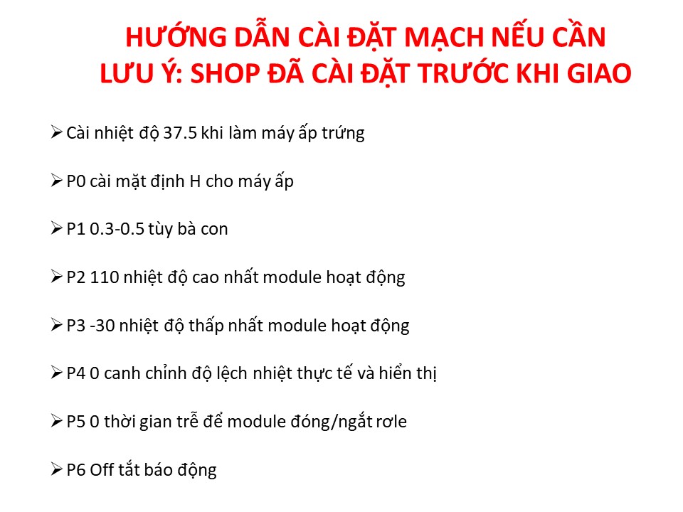 Máy ấp trứng Tự Chế với combo 8 món, Tỷ lệ nở cao