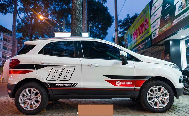 Tem dán sườn xe ecosport