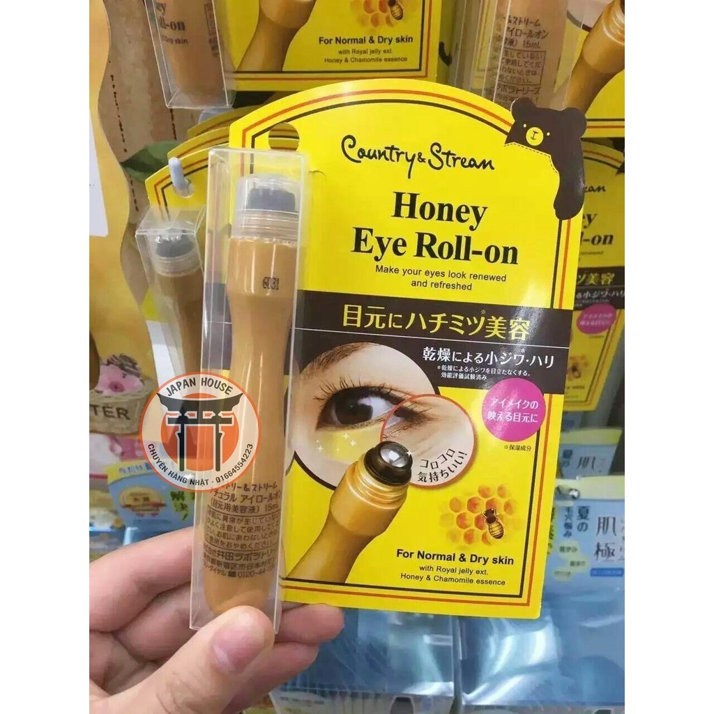 CÂY LĂN MẮT MẬT ONG HONEY EYE ROLL ON  - 2991