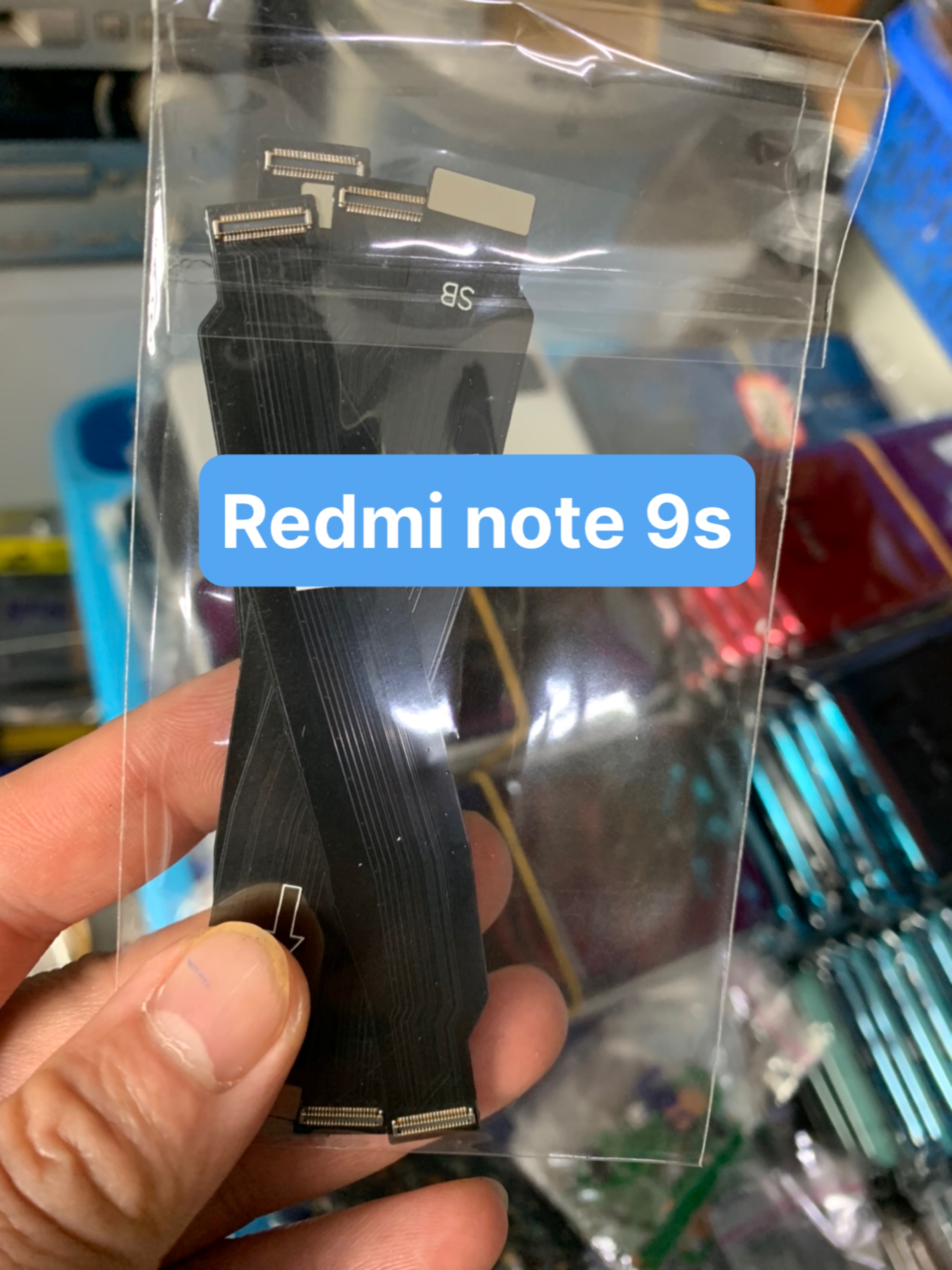 Cáp nối main, cáp nối bo sạc zin redmi note 9s