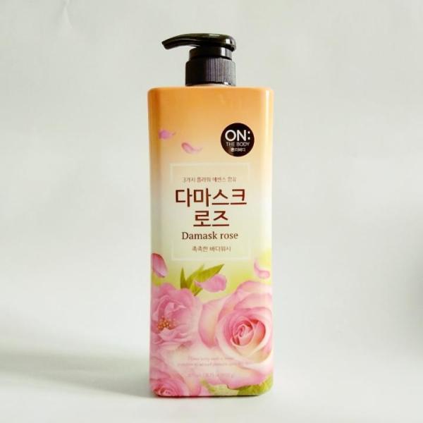 Sữa tắm hương nước hoa On The Body Damask Rose Hàn Quốc 900G cao cấp