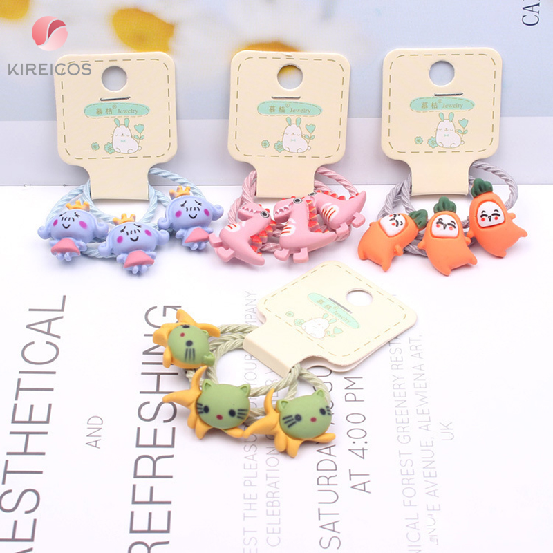 Set 3 dây cột tóc thú nhiều mẫu cho bé b192