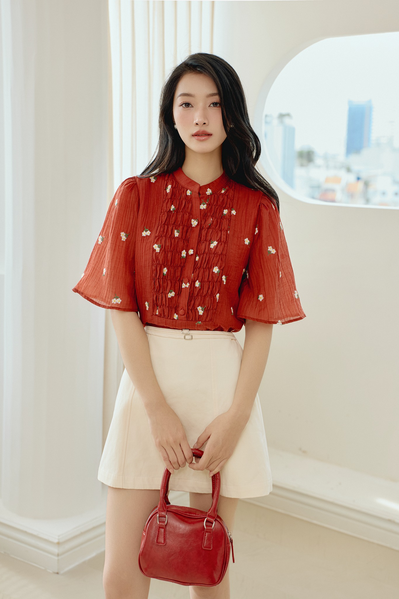 OLV - Áo kiểu công sở Stella Top 2 màu