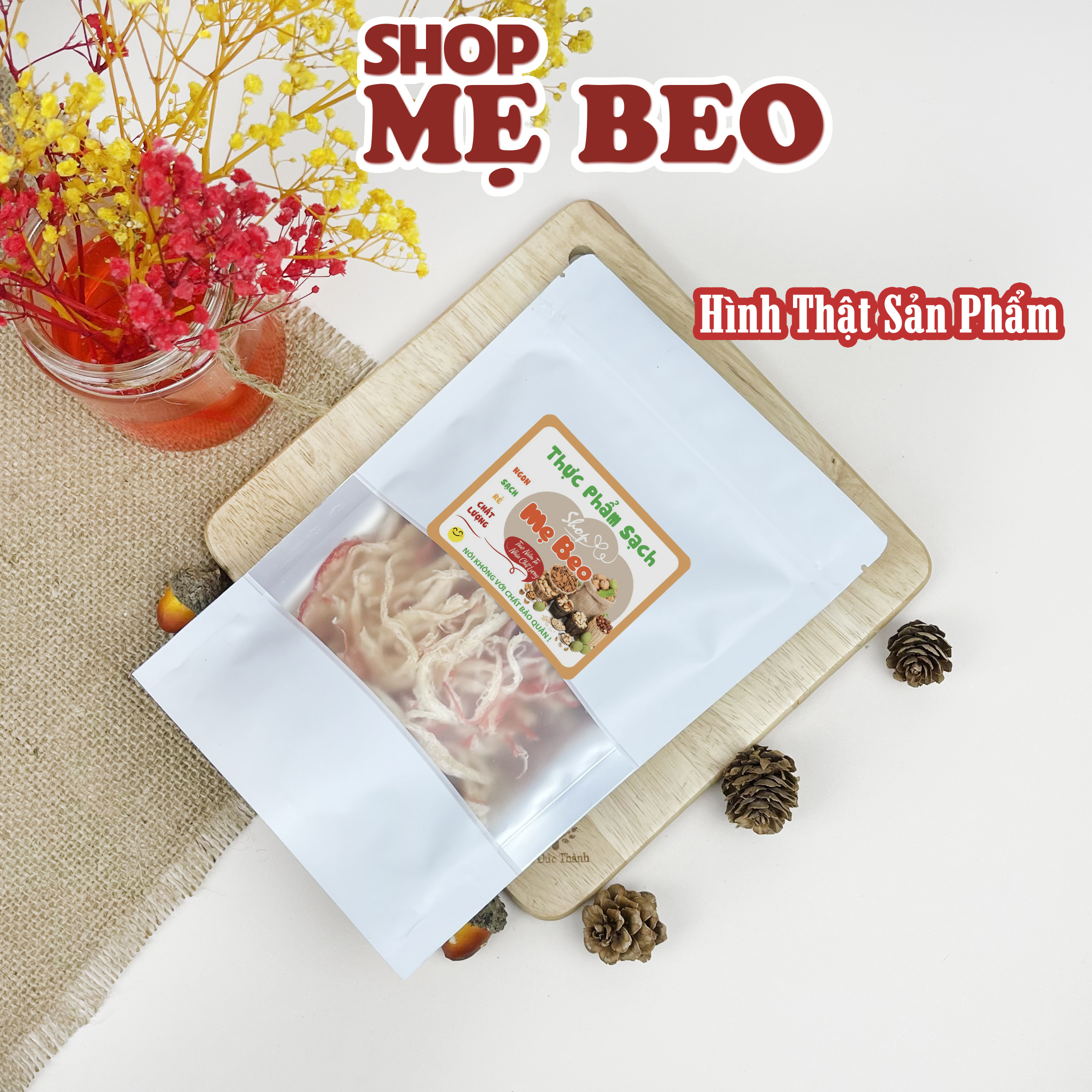 Mực Hấp Nước Dừa Xé Sợi SHOP MẸ BEO