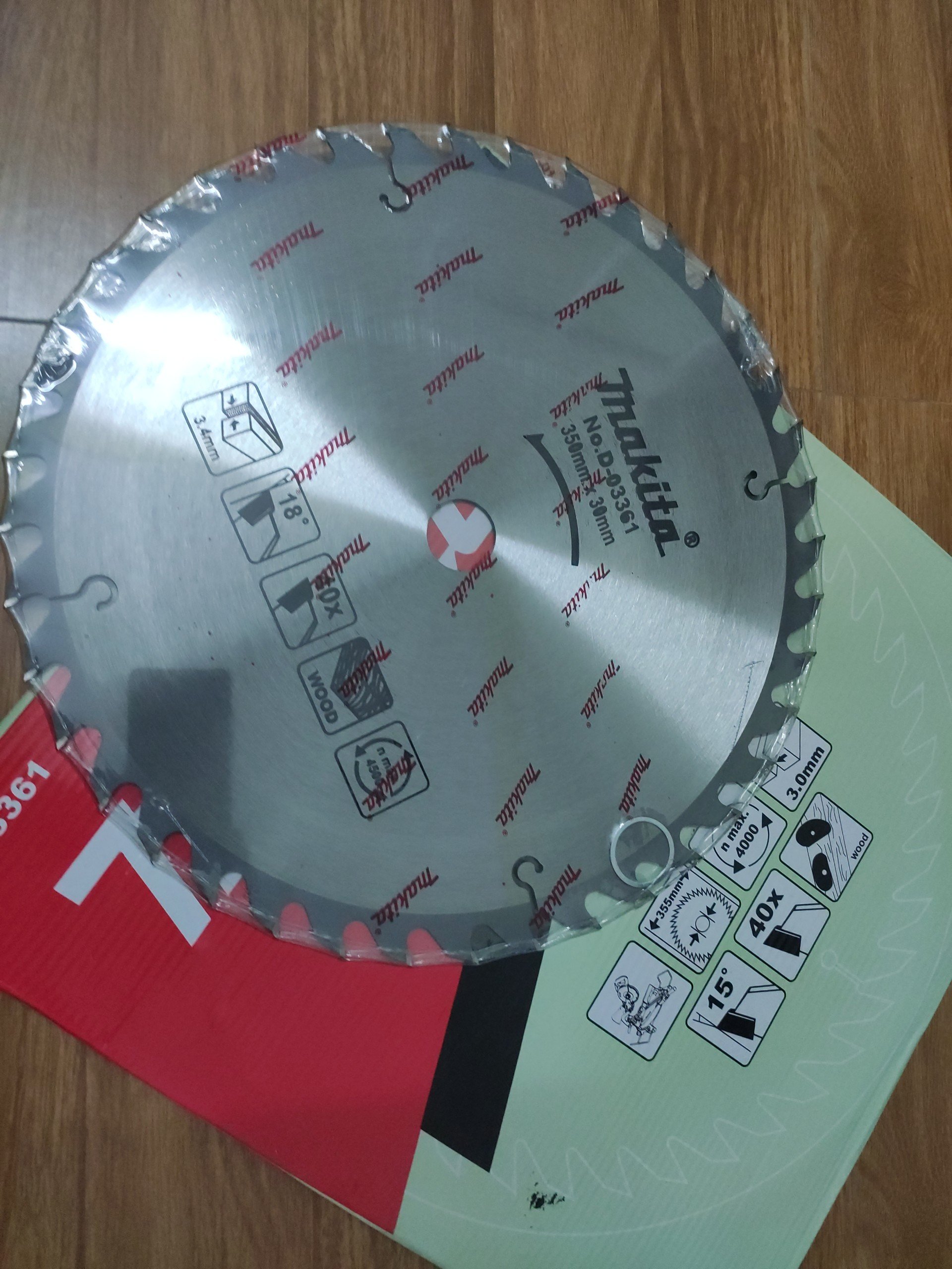 Lưỡi Cắt Gỗ Makita phi 185mm, 250mm