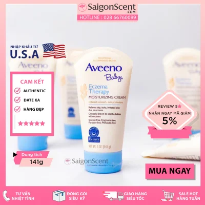 [HCM]Kem dưỡng chàm Aveeno Baby Eczema Therapy Moisturizing Cream ( 141g )