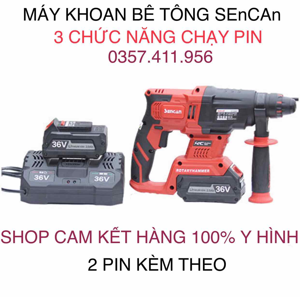 MÁY KHOAN ĐỤC BÊ TÔNG SEn CAn HÀNG  D722801 - D 722801