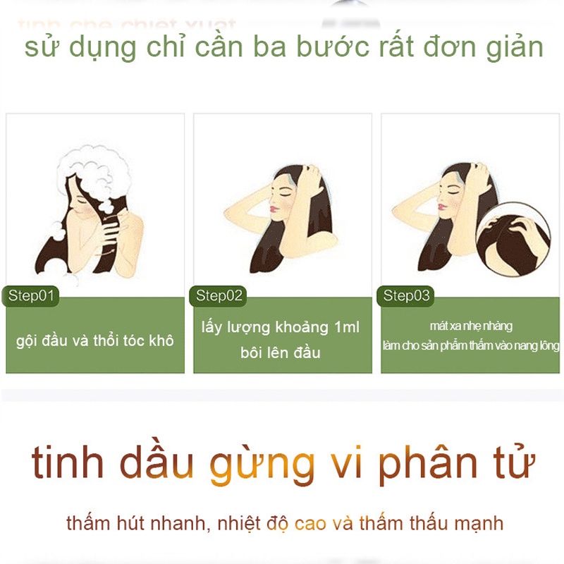 Tinh chất mọc tóc tinh dầu mọc tóc 30ml serum kích mọc tóc chăm sóc tóc chống rụng tóc,kích thích tóc mọc dà