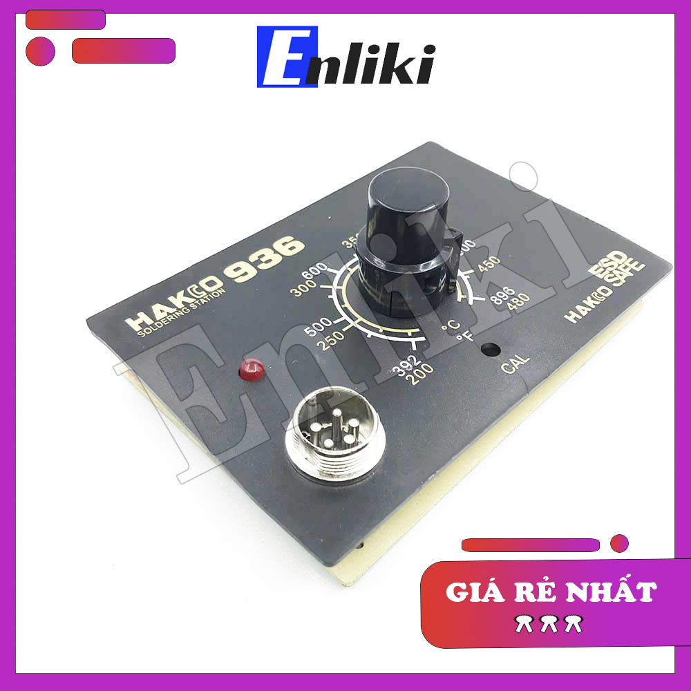 Mạch trạm hàn 936 có mặt điều khiển (giắc đực)