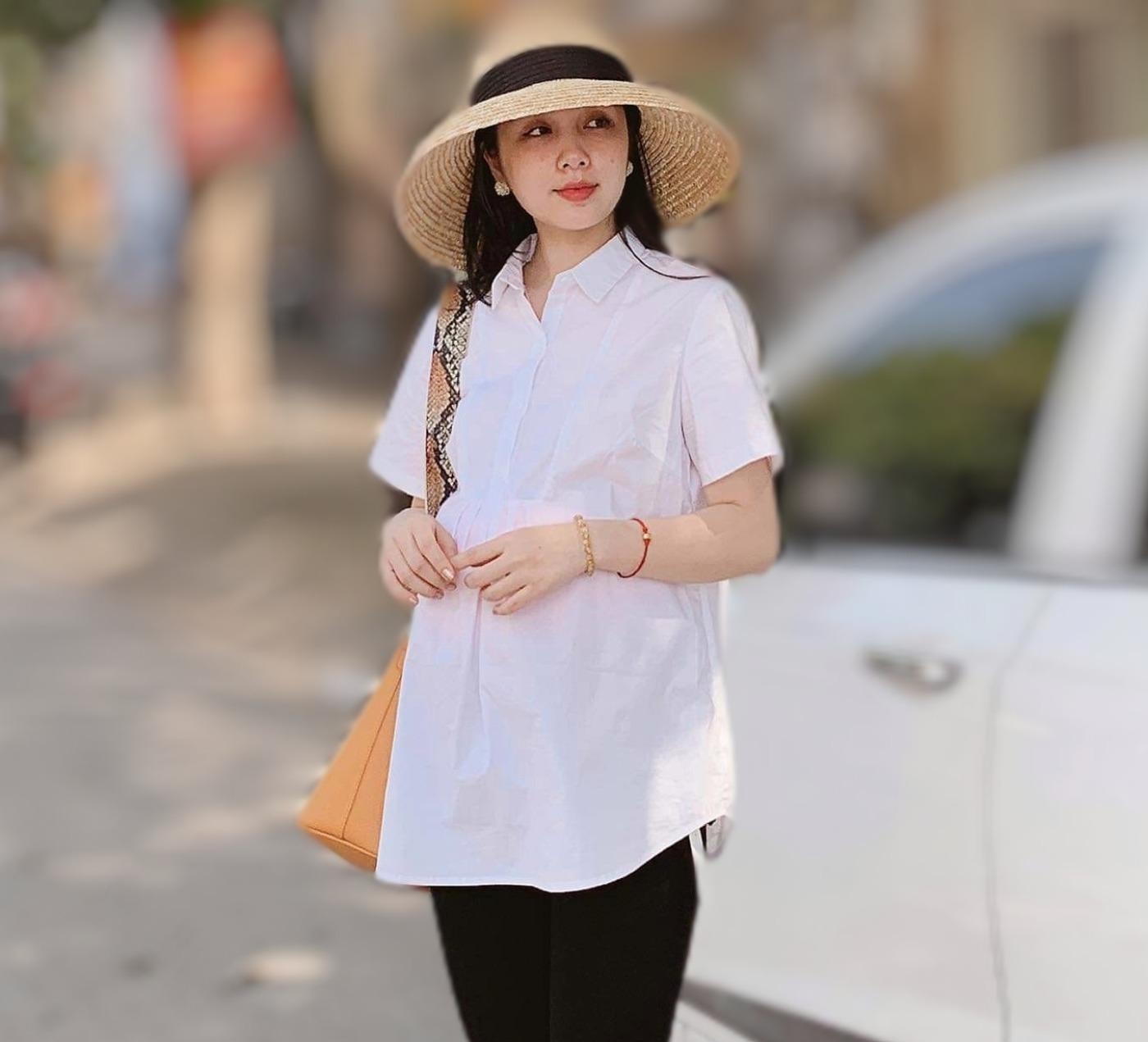 Áo bầu công sở chất mềm đẹp-áo bầu sơ mi