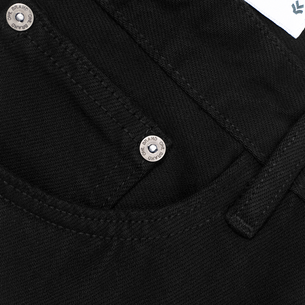 Quần jean nam Owlbrand Relax/Đen