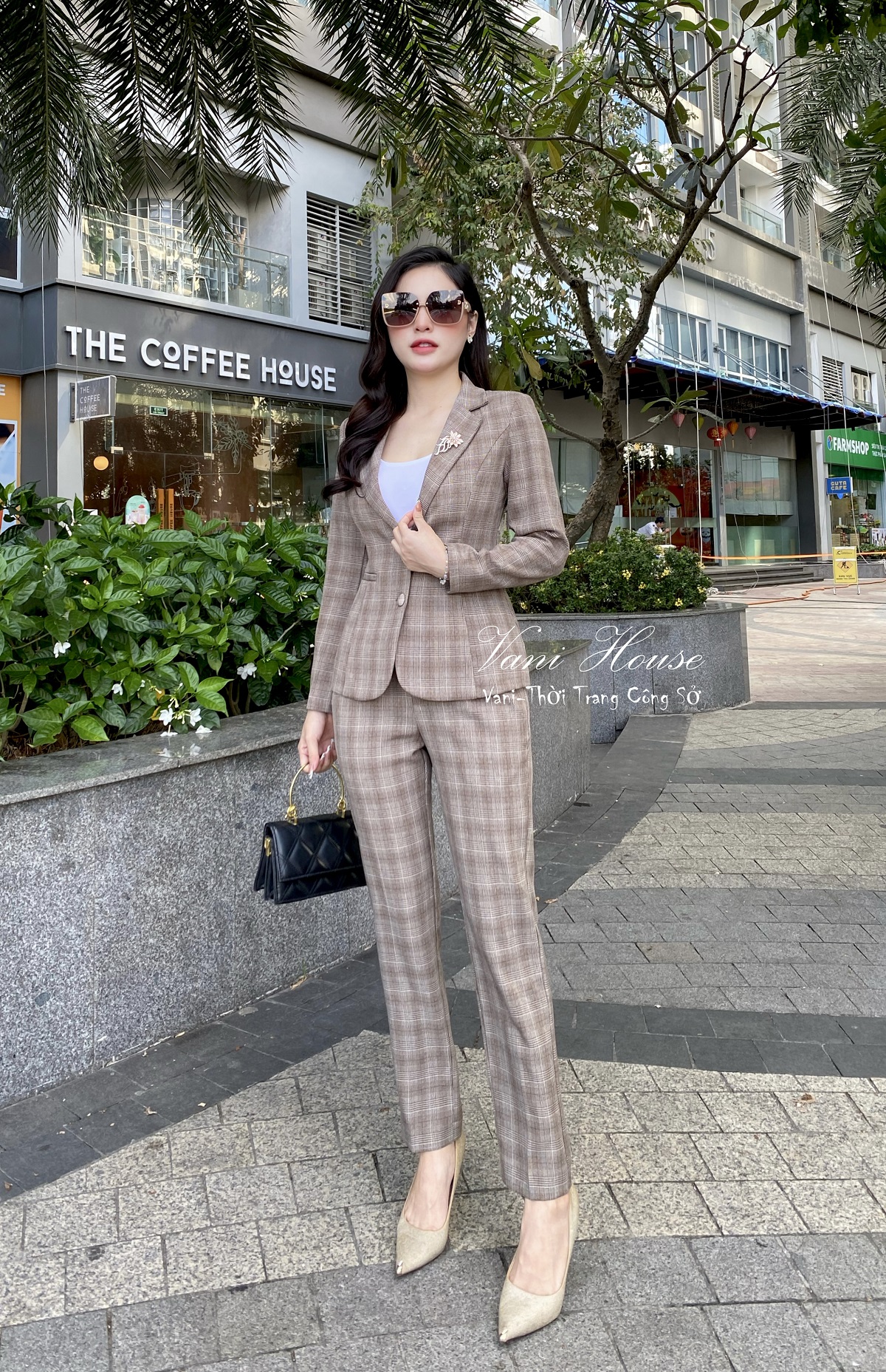 SET NGUYÊN BỘ ÁO VEST QUẦN DÀI