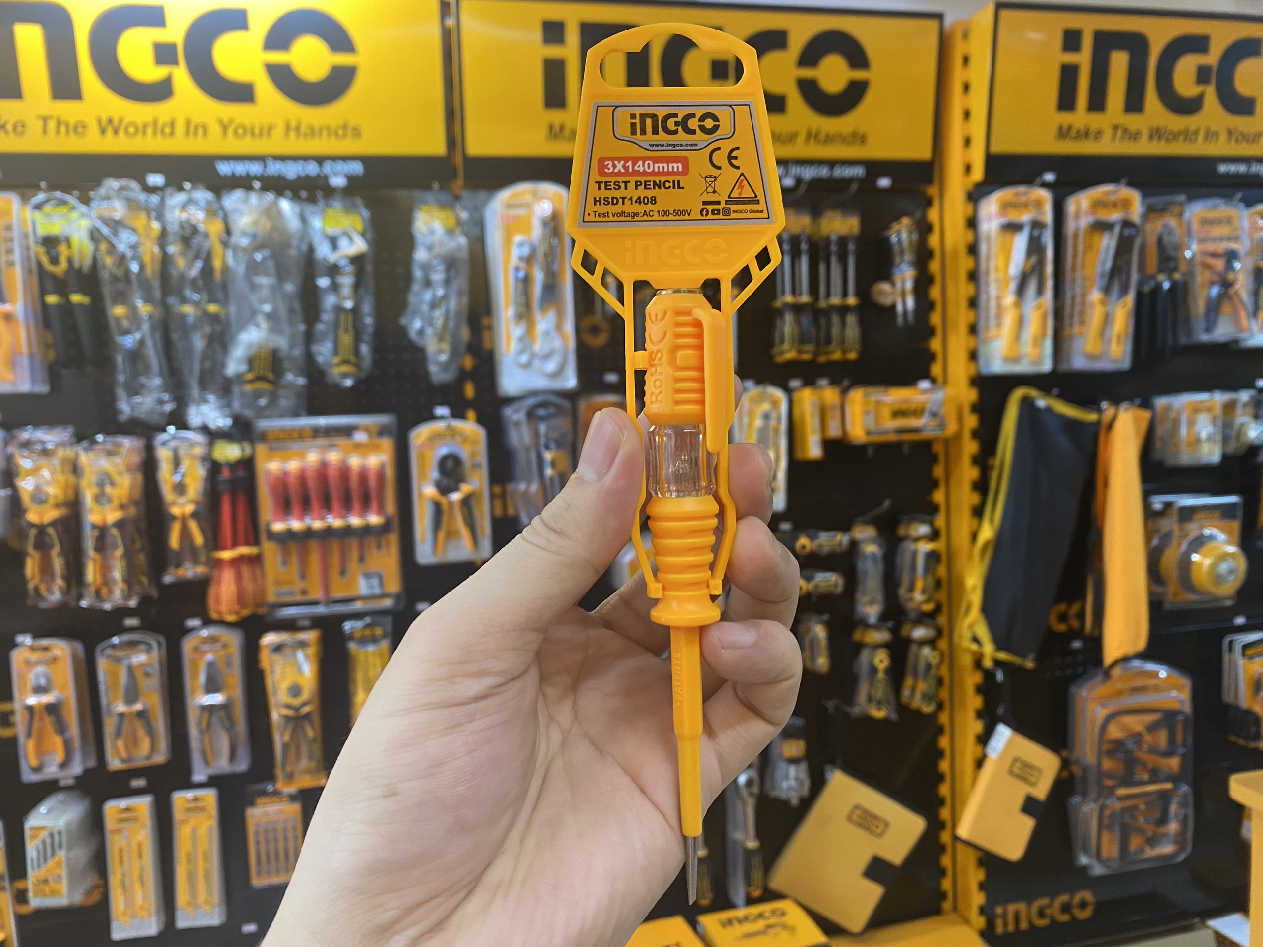 Bút thử điện INGCO HSDT1408