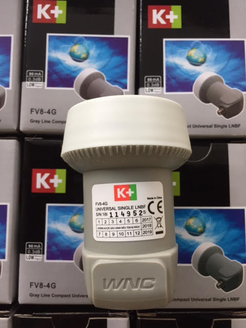 Kim thu LNB K+ Bộ khuyếch đại và dịch tần thấp (Universal Single LNBF)