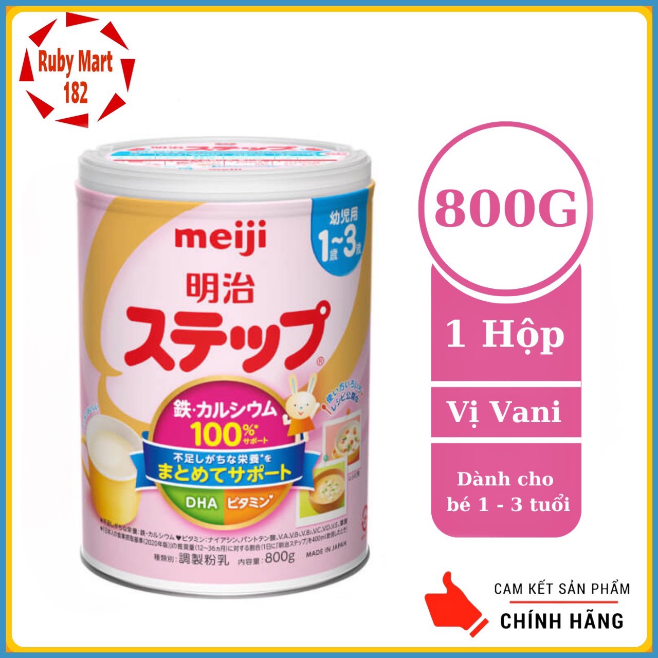 Sữa meiji số 1 nội địa nhật lon 800g