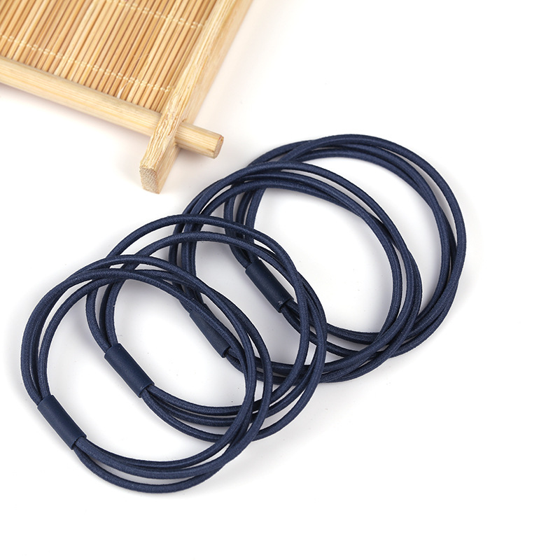 Combo 10 dây buộc tóc trơn nhiều màu phong cách Hàn Quốc