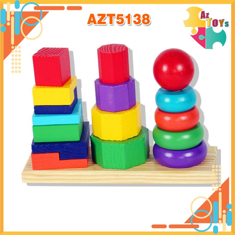 [HCM]Bộ Xếp Chồng 3 Cột – AZT5138