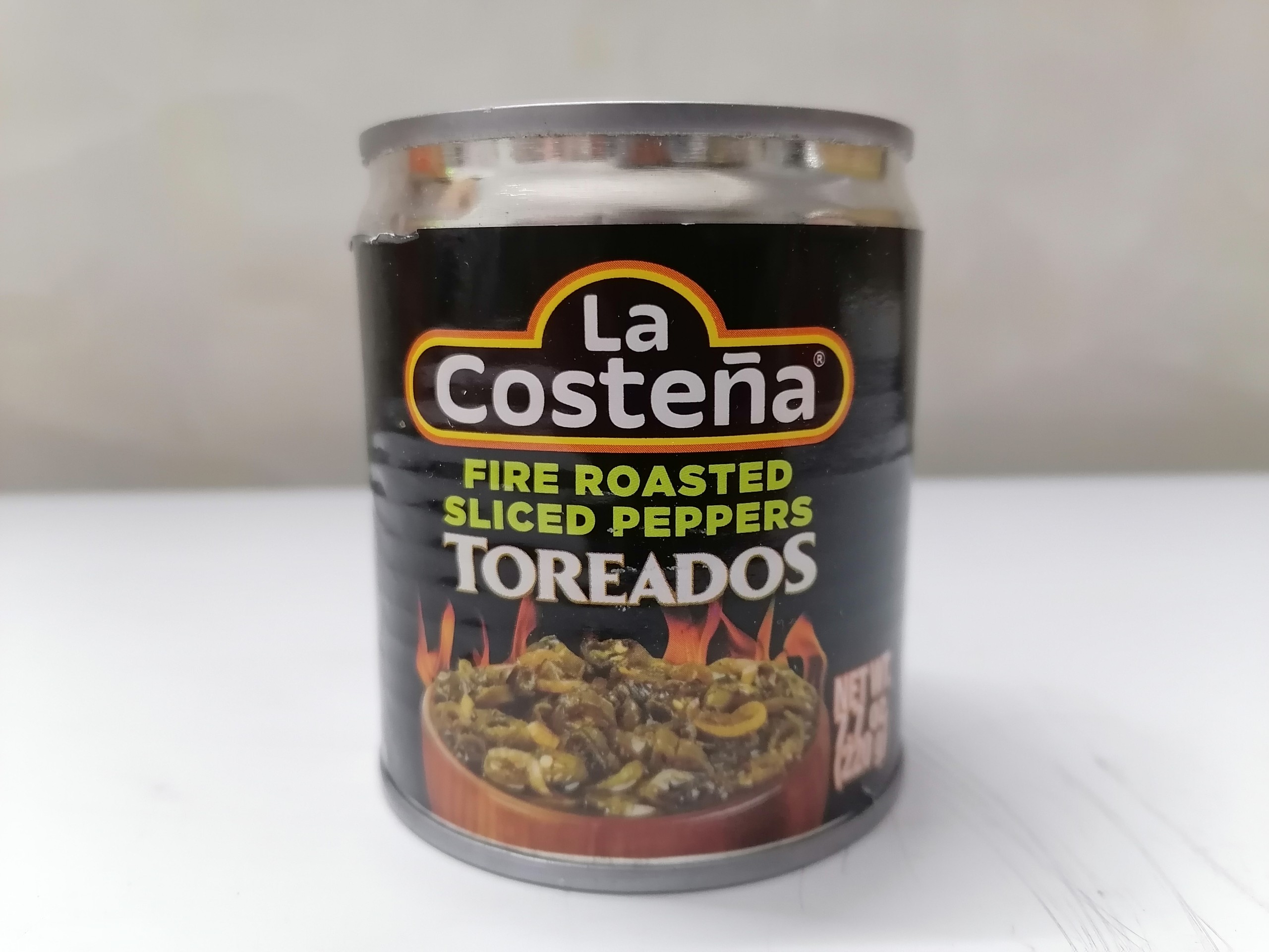 220g - Toreados] Xốt ớt xanh rang Serrano [Mexico] LA COSTENA Fire Roasted  Sliced Peppers (als-hk) 