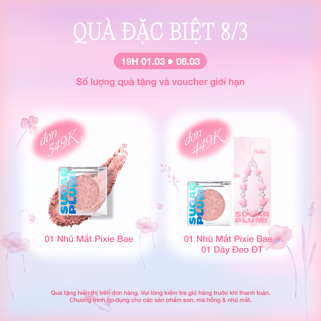 Combo 2 Son Tint Nước Mịn Lì Thuần Chay SUGARPLUM MistyNow Blurring Tint (2 x 3.8g)