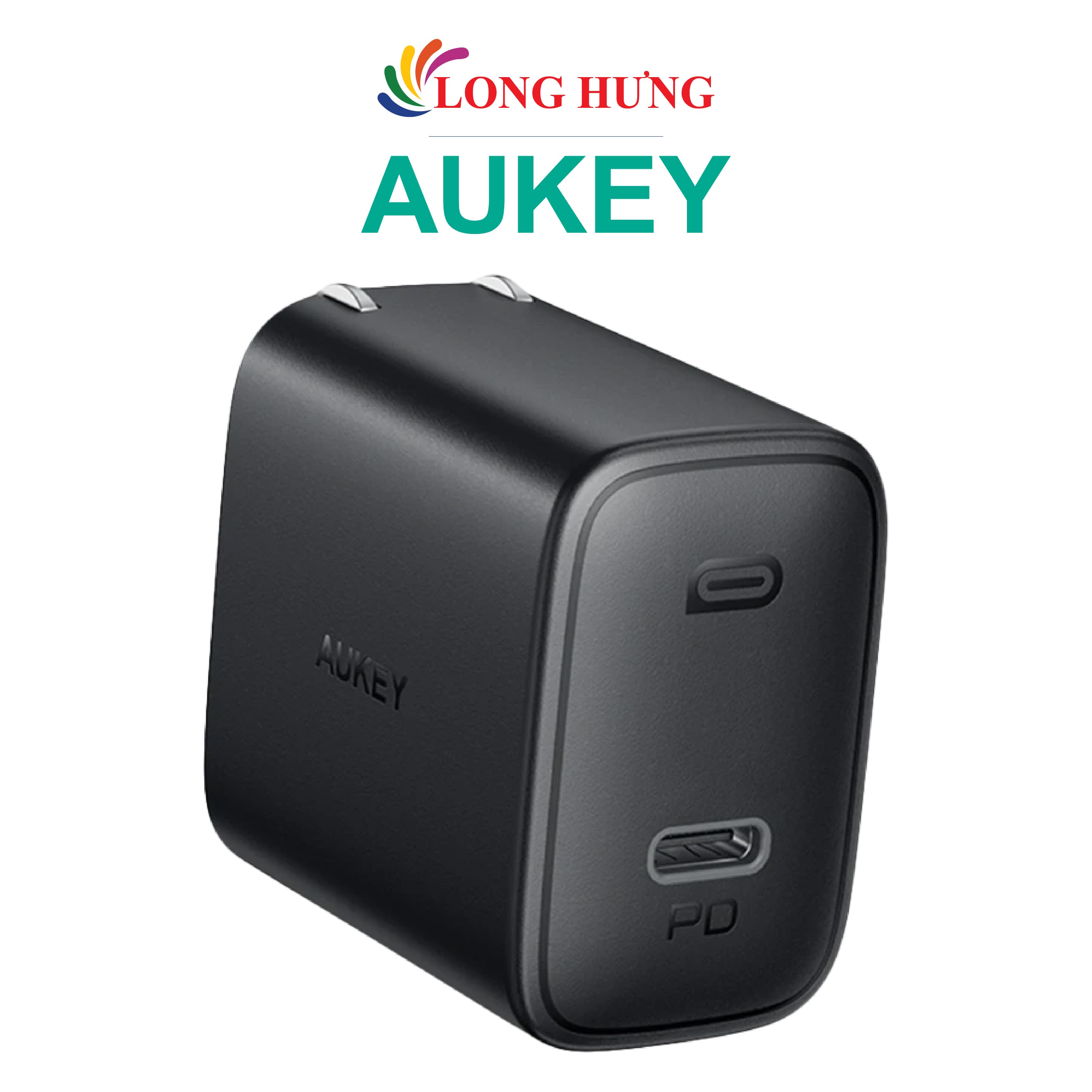 Cốc sạc Aukey 1Type-C 20W PA-F1S - Hàng chính hãng - Cổng ra 1Type-C Sạc nhanh 20W Dòng điện ổn định Tuổi thọ cực cao