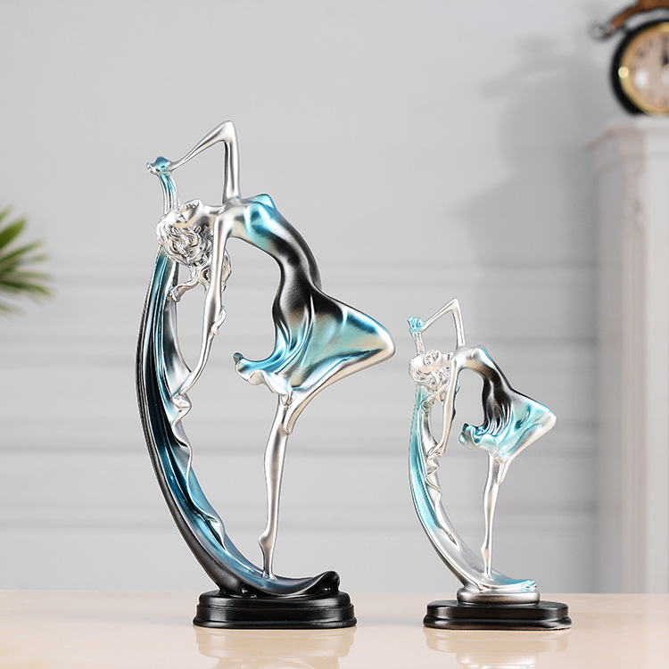 Mô Hình Cô Gái Khiêu Vũ Trang Trí Nội Thất Cao 35cm