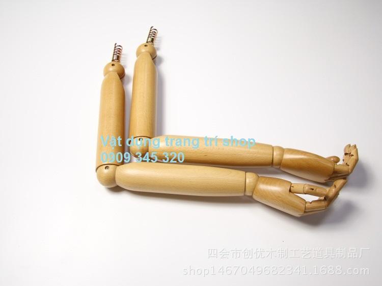 Manocanh Nữ Tay Gỗ Màu Vàng