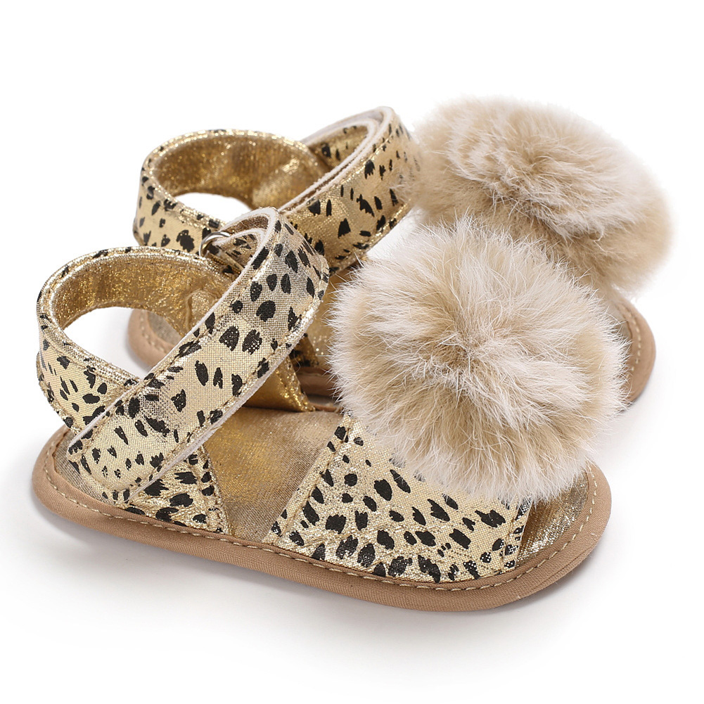 baby leopard sandals