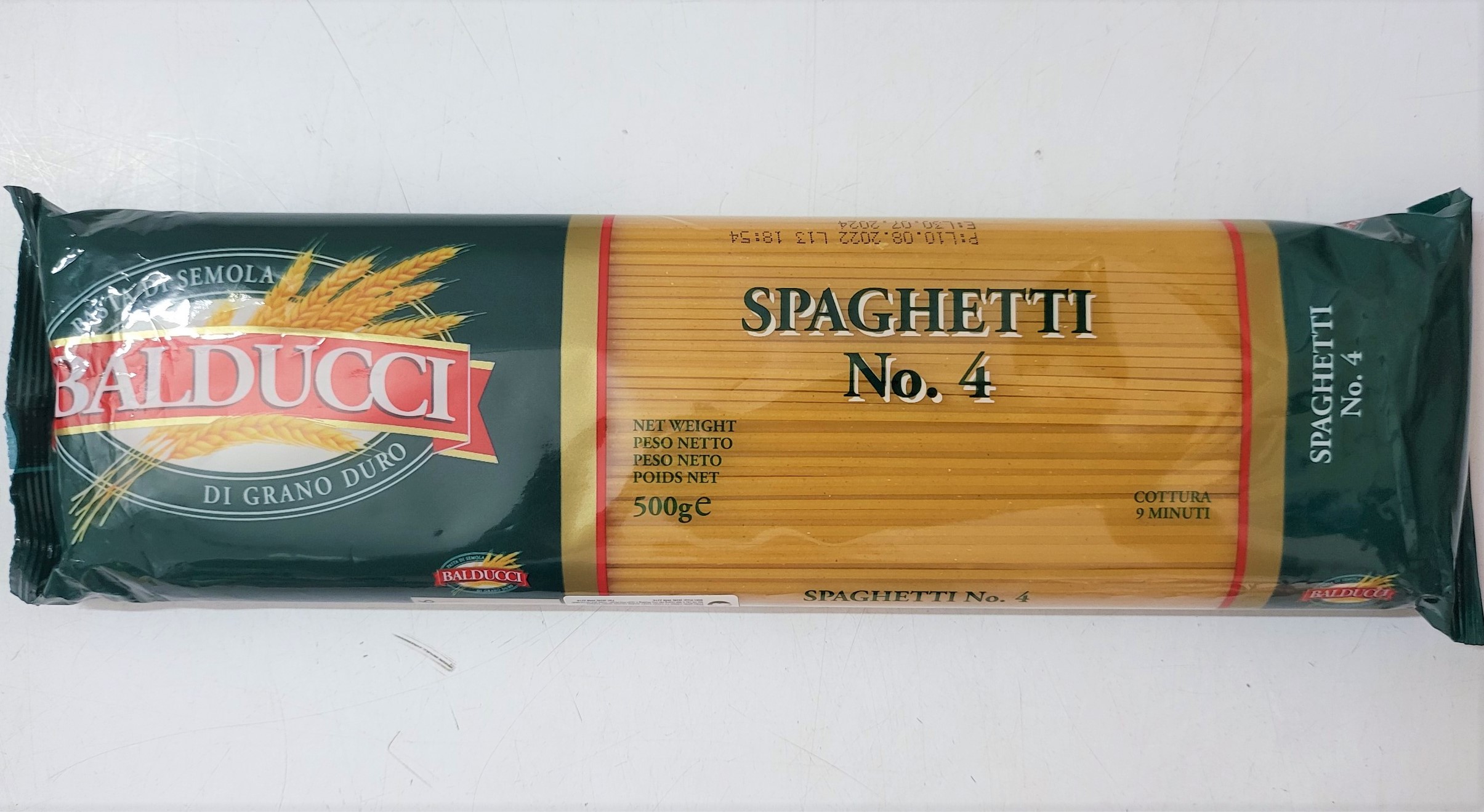 Gói 500g SỐ 4 MÌ Ý SỢI TRÒN Australia BALDUCCI No 4 Spaghetti Pasta halal