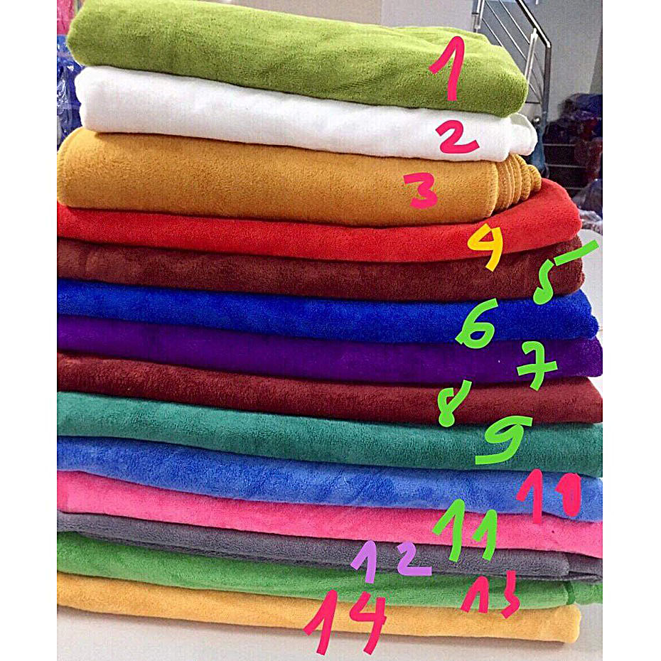 Khăn Gội, Khăn Quấn Đầu Đa Năng Sợi Microfiber Kt 35*75Cm