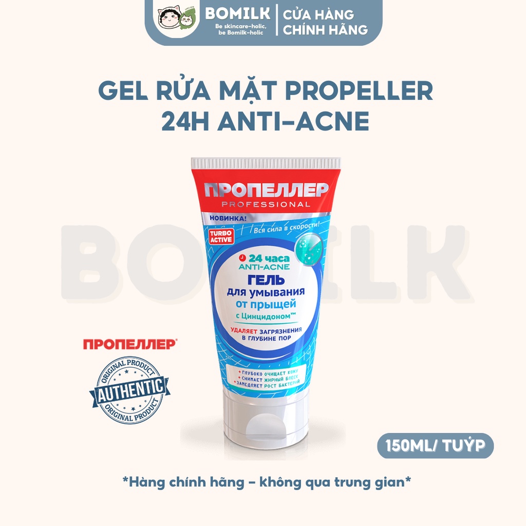 Gel rửa mặt Propeller 24 giờ Anti-acne
