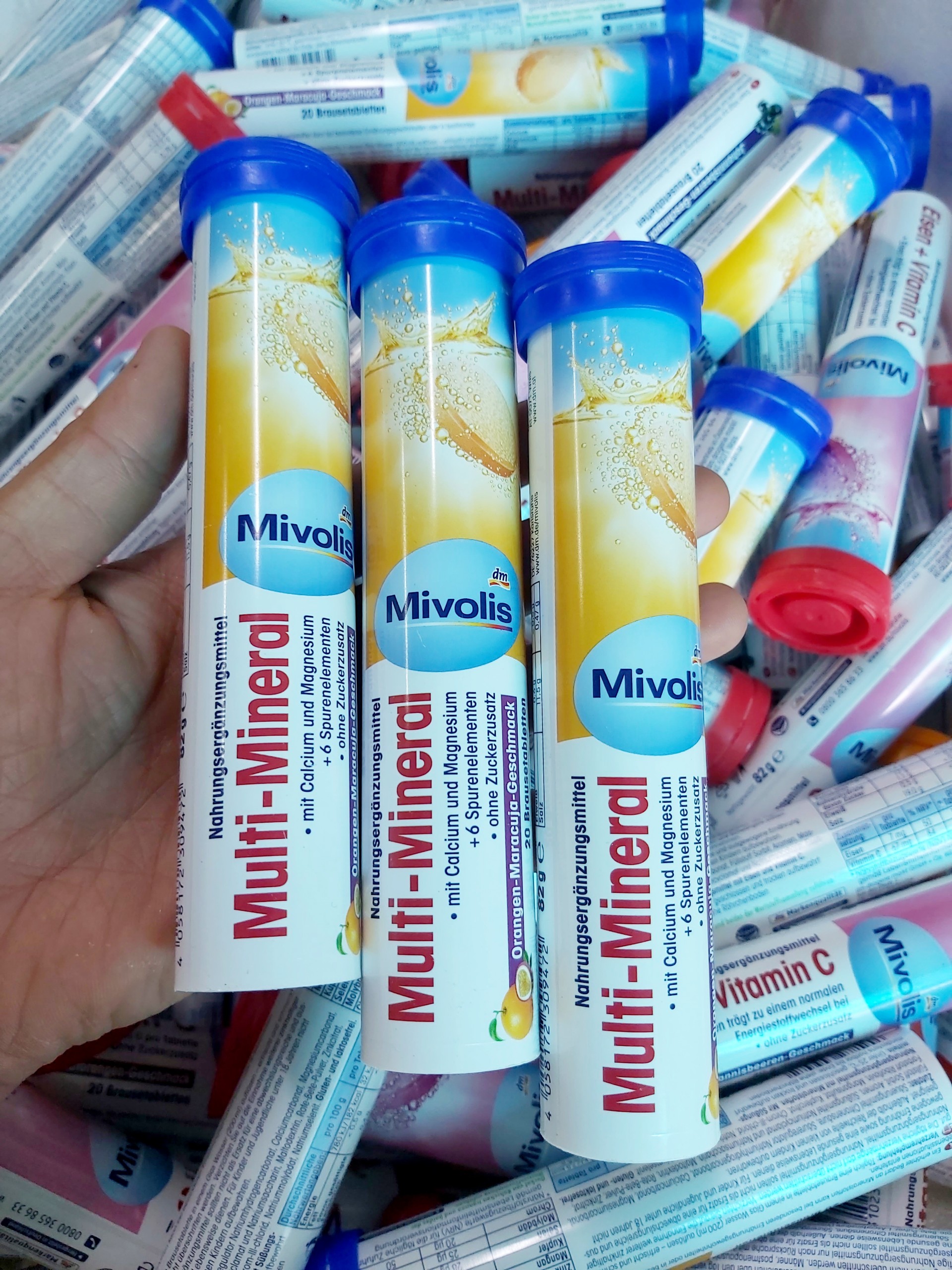 Viên sủi Mivolis Hàng Đức ống 20 viên