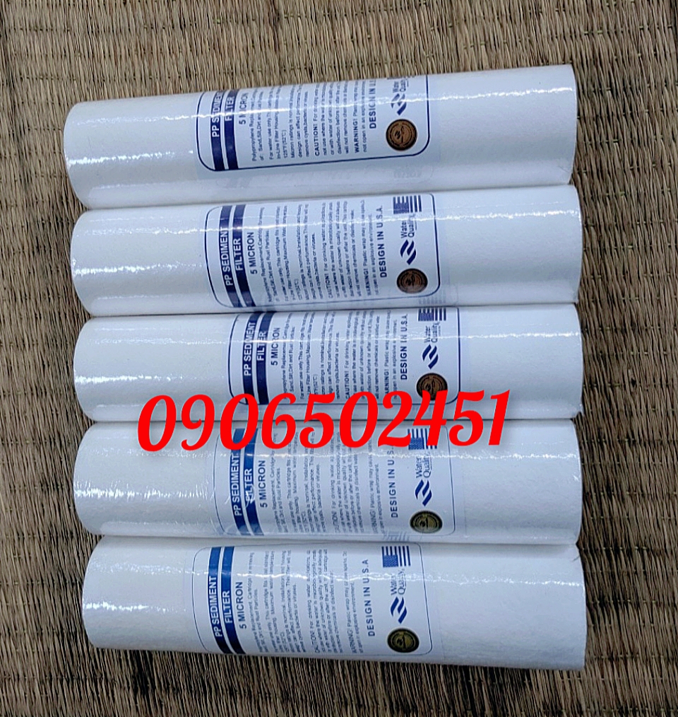 [HCM]Bộ 10 lõi  lọc nước số 1 PP 10inch