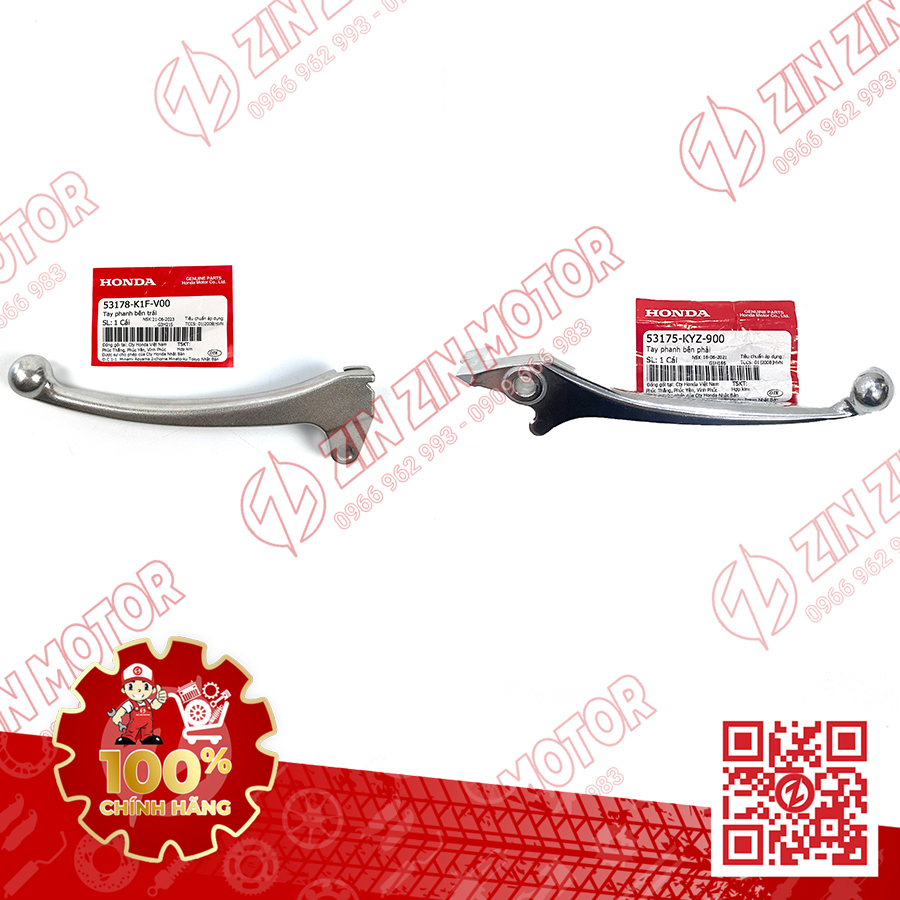 Tay thắng ab 2020 - 2023+, tay phanh airblade 160 2022+, air blade 150 2020+, ab 125 2020 - 2023, vision 2021 chính hãng