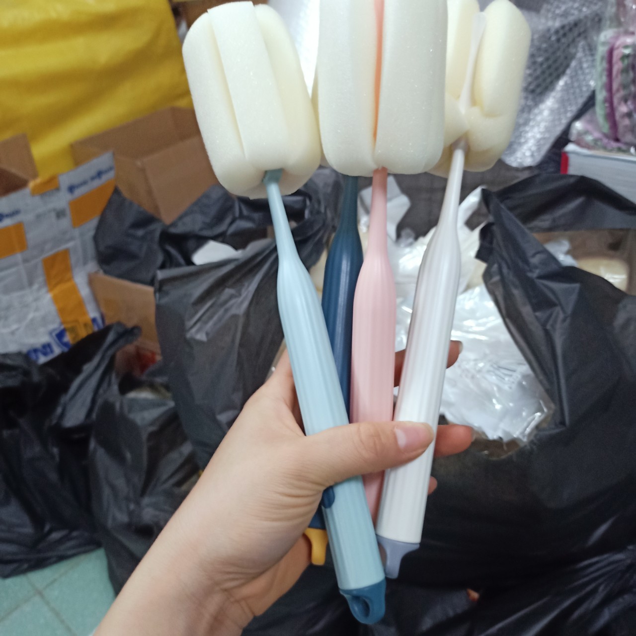 Cây Cọ Rửa Cao Cấp- Cọ Rửa Ly Bình Nước Bình Giữ Nhiệt