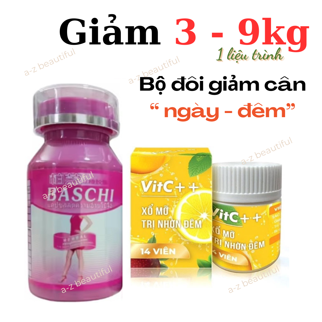 giảm cân Baschi hồng Thái Lan chính hãng lọ 40 viên