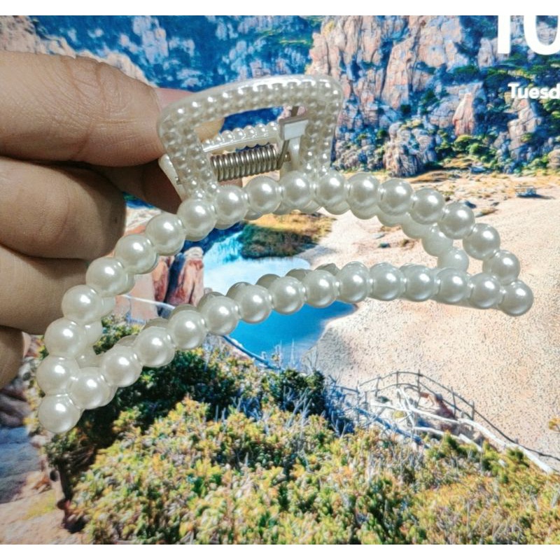 Kẹp tóc hạt càng cua size lớn