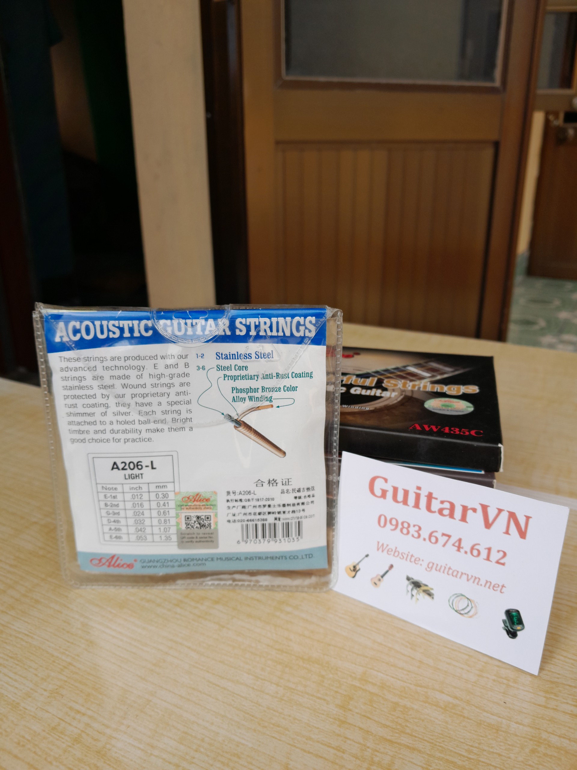 Dây đàn guitar acoustic A206