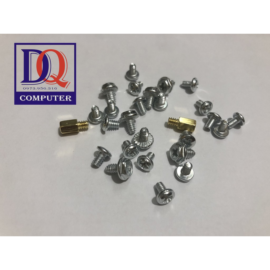 Ốc bắt main lắp case đầy đủ