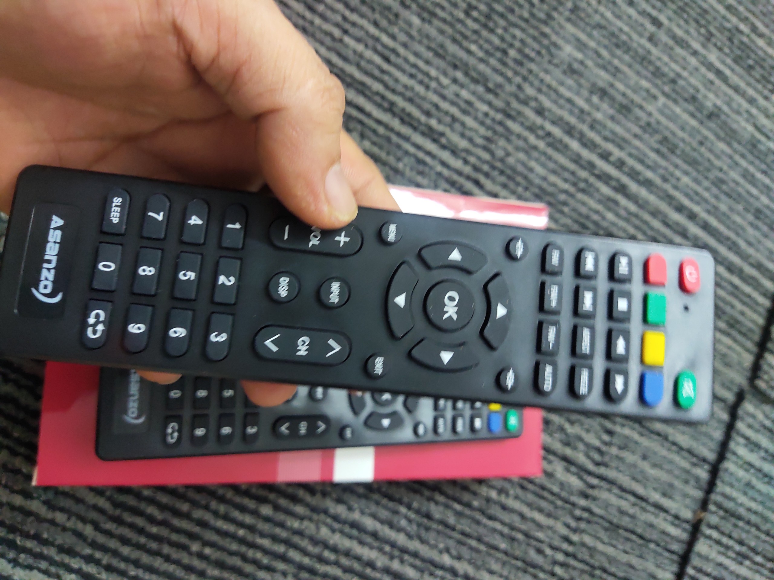 ĐIỀU KHIỂN TIVI ASANZO SMART NGẮN