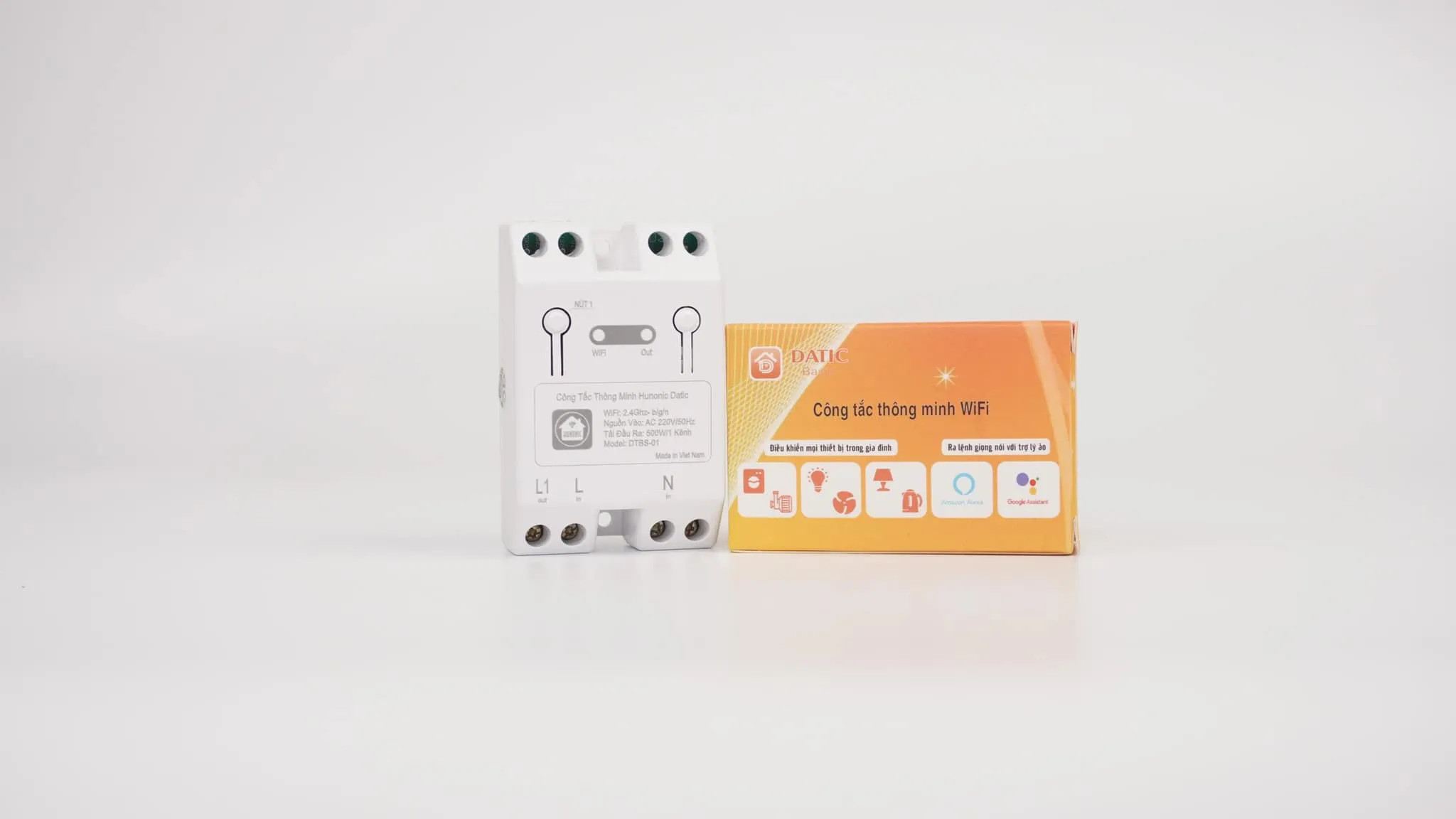 Công tắc thông minh HUNONIC DATIC BASIC điều khiển thiết bị điện từ xa ...